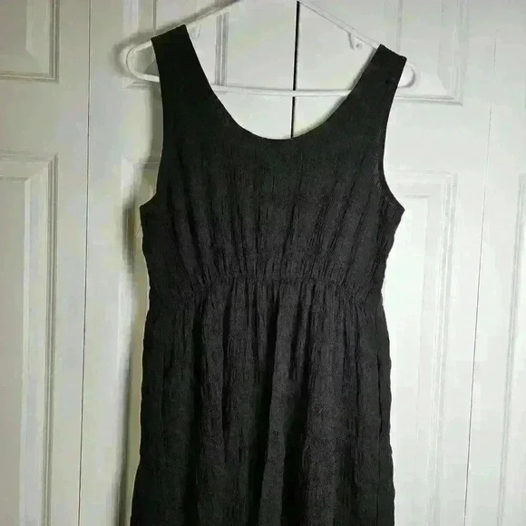 Button Front Tiered Tank Dress With Pockets Size Small NWT - Picture 5 of 8